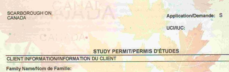 Canada Study Permit